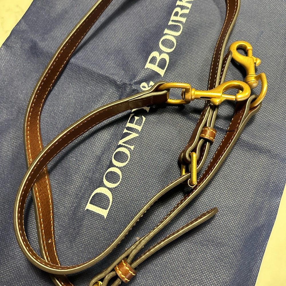 Dooney & Bourke Florentine leather Barlow Satchel Crossbody handbag purse - Picture 6 of 13